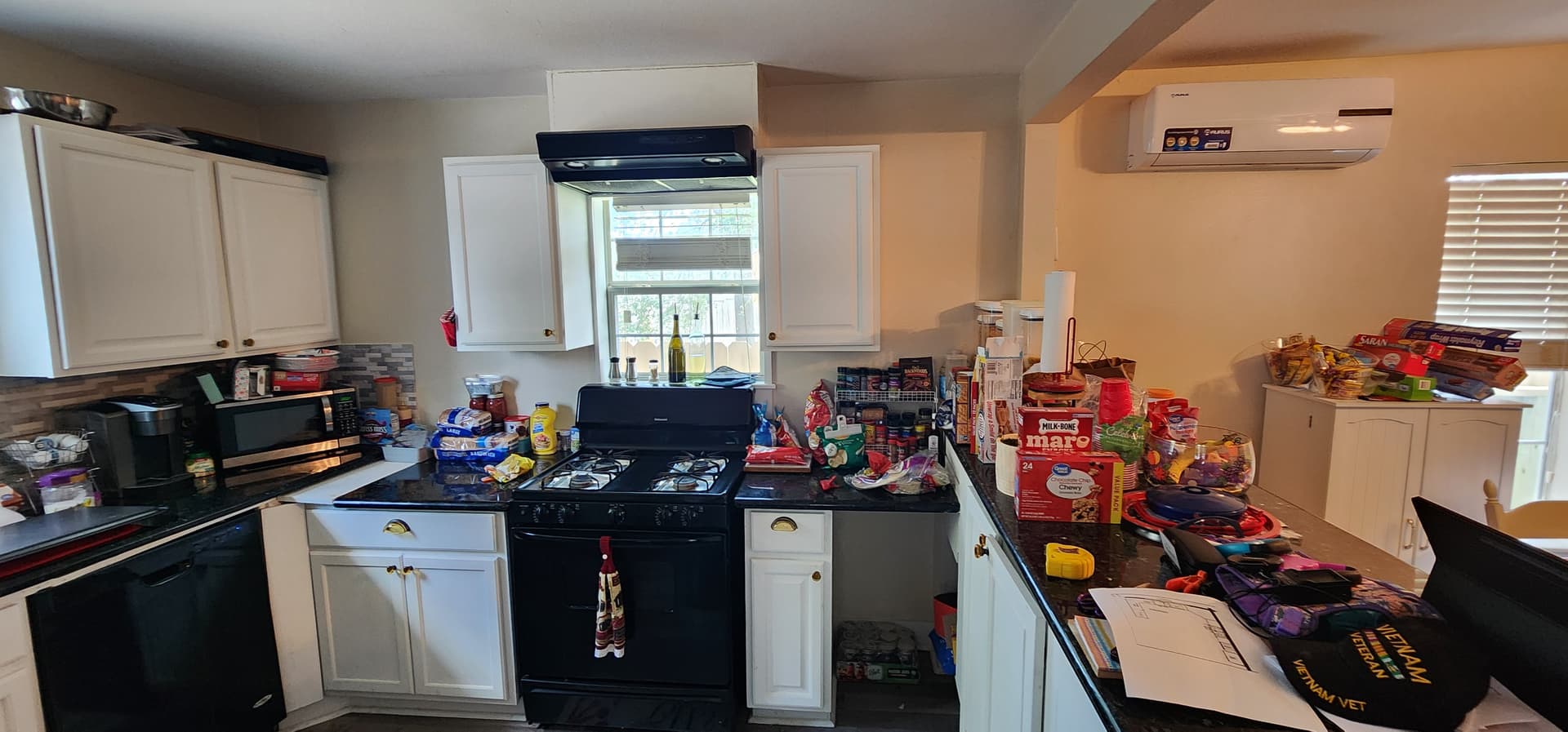 Remodeled East End kitchen with new cabinetry