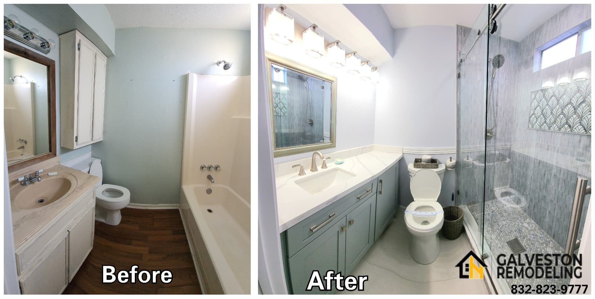 Galveston Island home remodel detail 4
